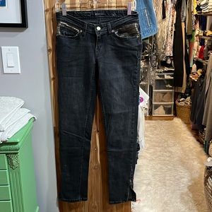 Levi’s low rise skinny Demi curve black jeans